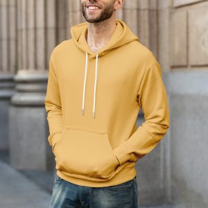 Mustard Yellow Pullover Hoodie
